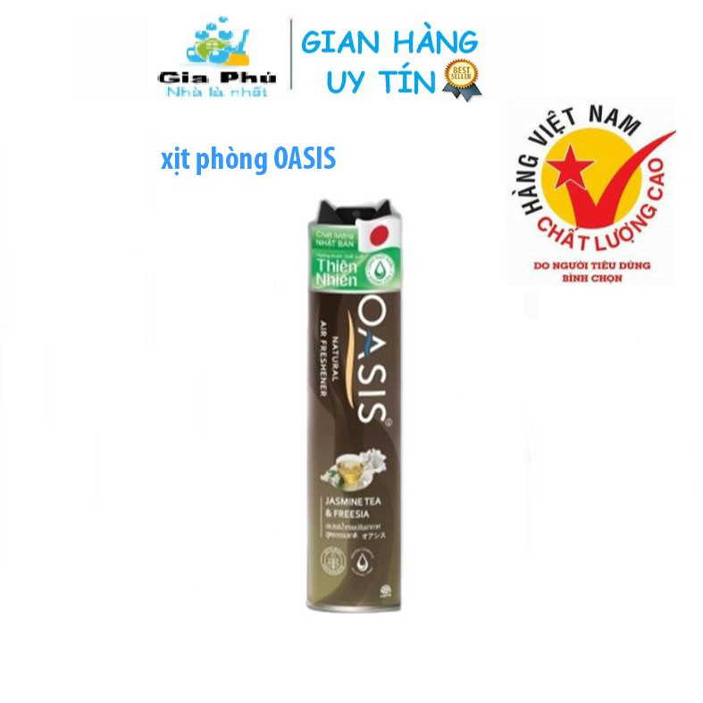 Xịt Phòng OASIS Thái Lan 320ml (hương thơm chiết xuất thiên nhiên) mùi ngẫu nhiên