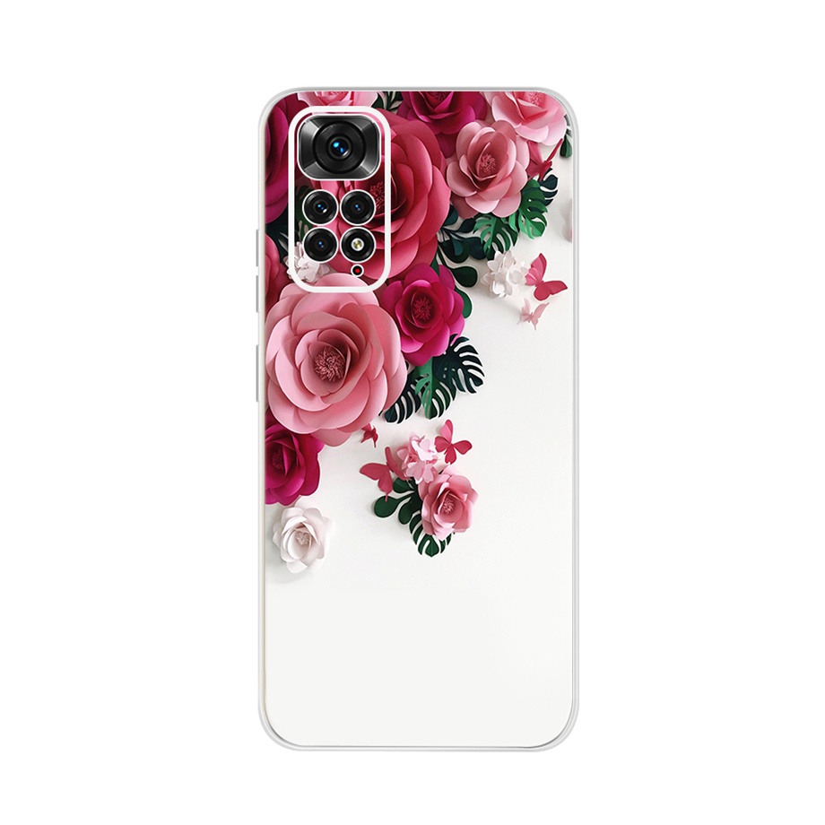 Ốp Điện Thoại Silicon Mềm Hình Hoa Cho Xiaomi Redmi Note 11 Note 11s Redmi Note11 Note 11 S 5.45