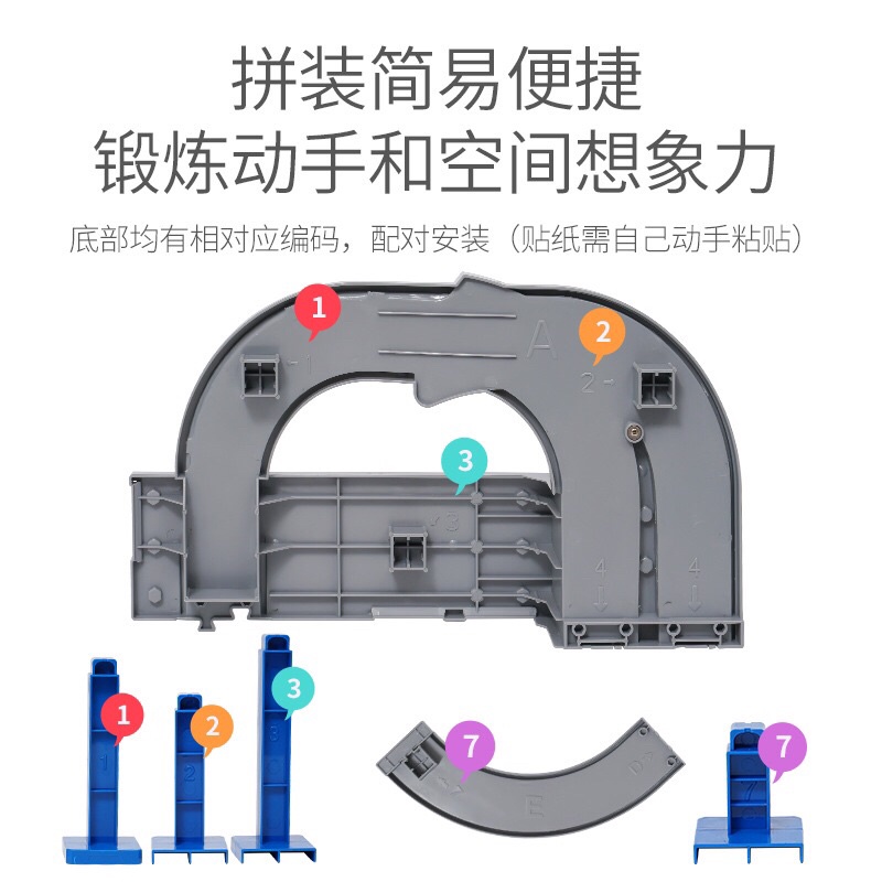 Đồ chơi mô hình bãi đỗ xe 3 tầng có thang máy