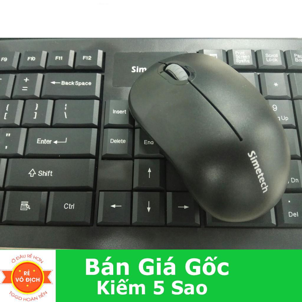 [LA] Combo Bàn Phím + Chuột không dây chính hãng Gaming SimeEight phím nổi cực cool + Lót chuột Razer XP11089