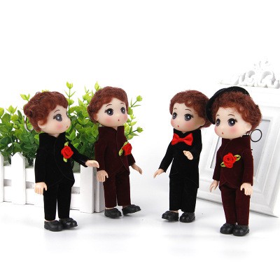 set 2 búp bê chibi nam size 18cm