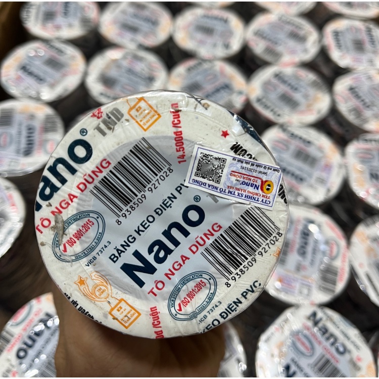 1 Cây Băng Keo Điện NANO TÔ Nga Dũng 20Y