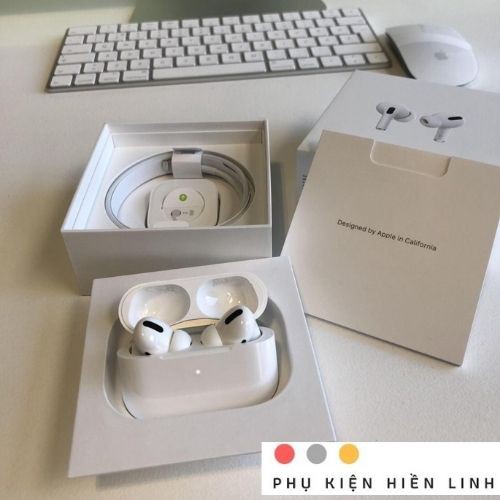 Airpods Pro tai nghe không dây bluetooth cảm biến đa điểm, định vị, đổi tên âm thanh cực chuẩn