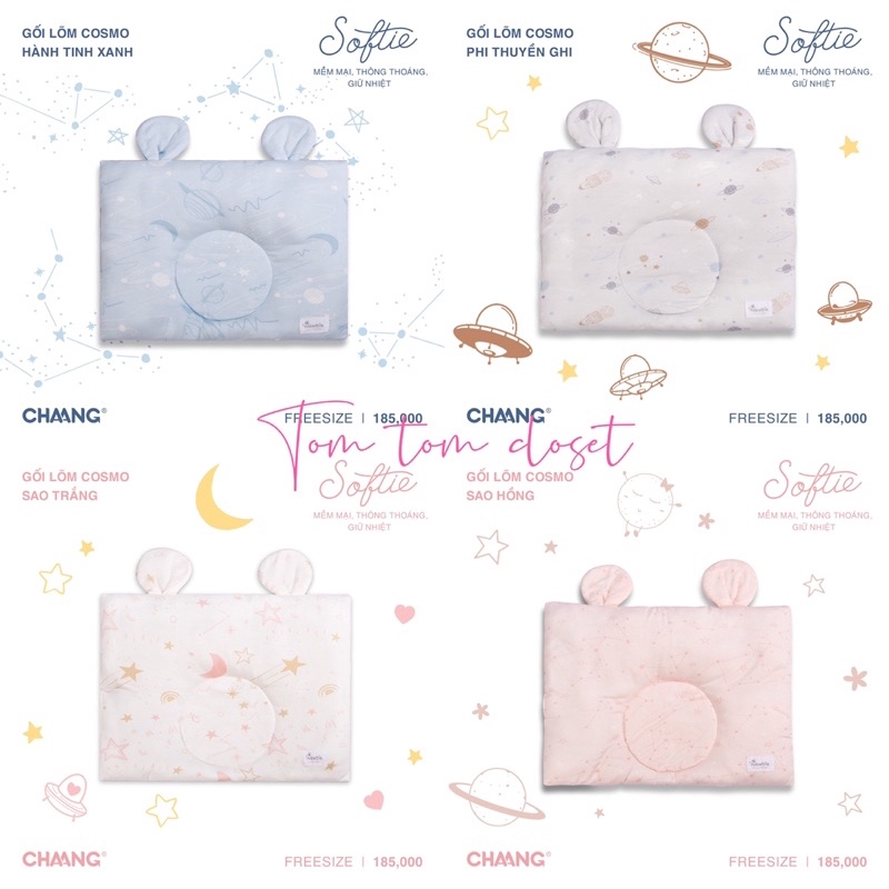 Chaang gối sơ sinh lõm cosmo AW2022D13