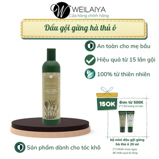 Dầu Gội Weilaiya Tinh Chất Hà Thủ Ô 400 Ml Chính Hãng