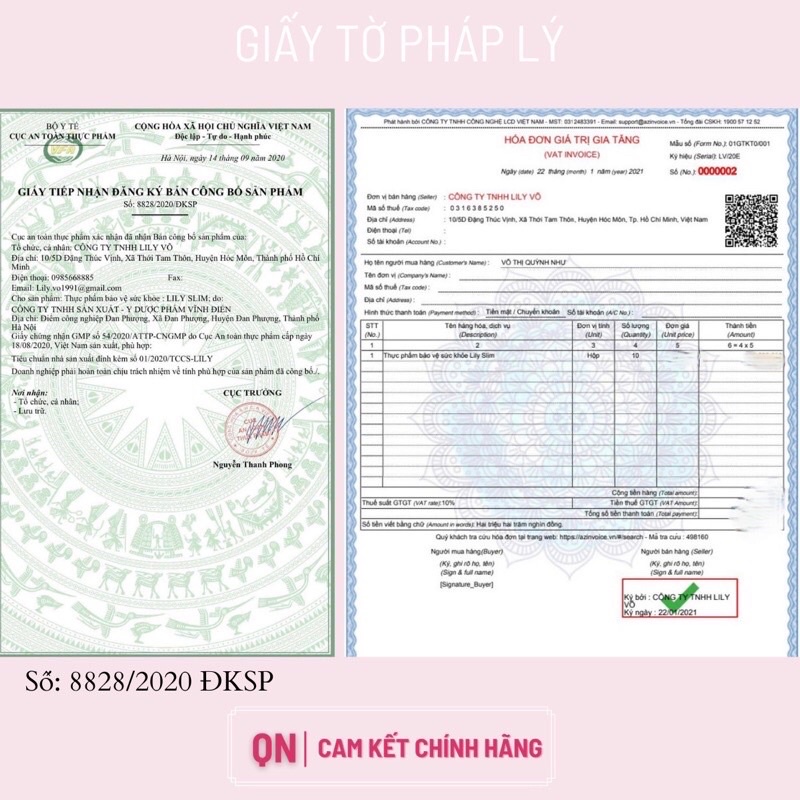 GIẢM CÂN LILY SLIM CHÍNH HÃNG ( full hộp 30 viên )