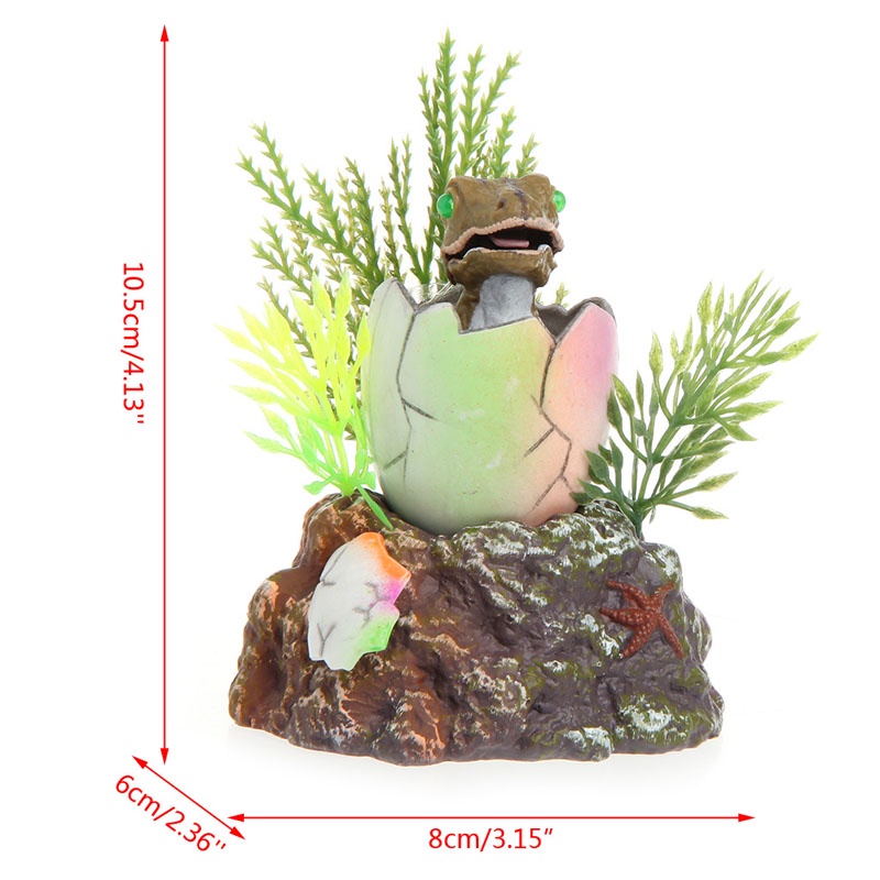 Khủng Long Bơm Khí Oxy Trang Trí Bể Cá