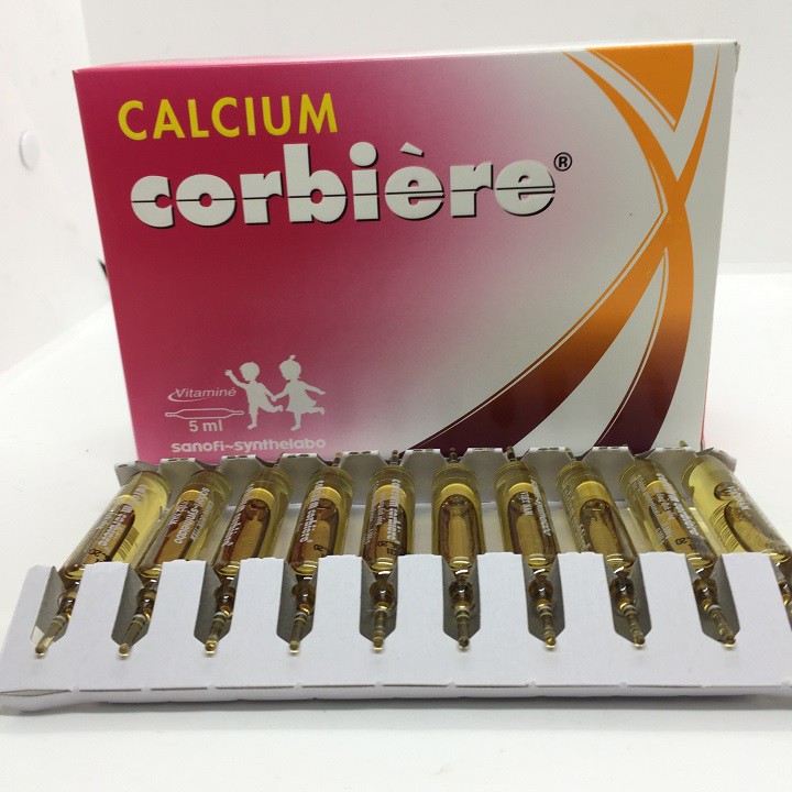 Calcium Corbiere bổ sung canxi hộp 30 ống 5ml