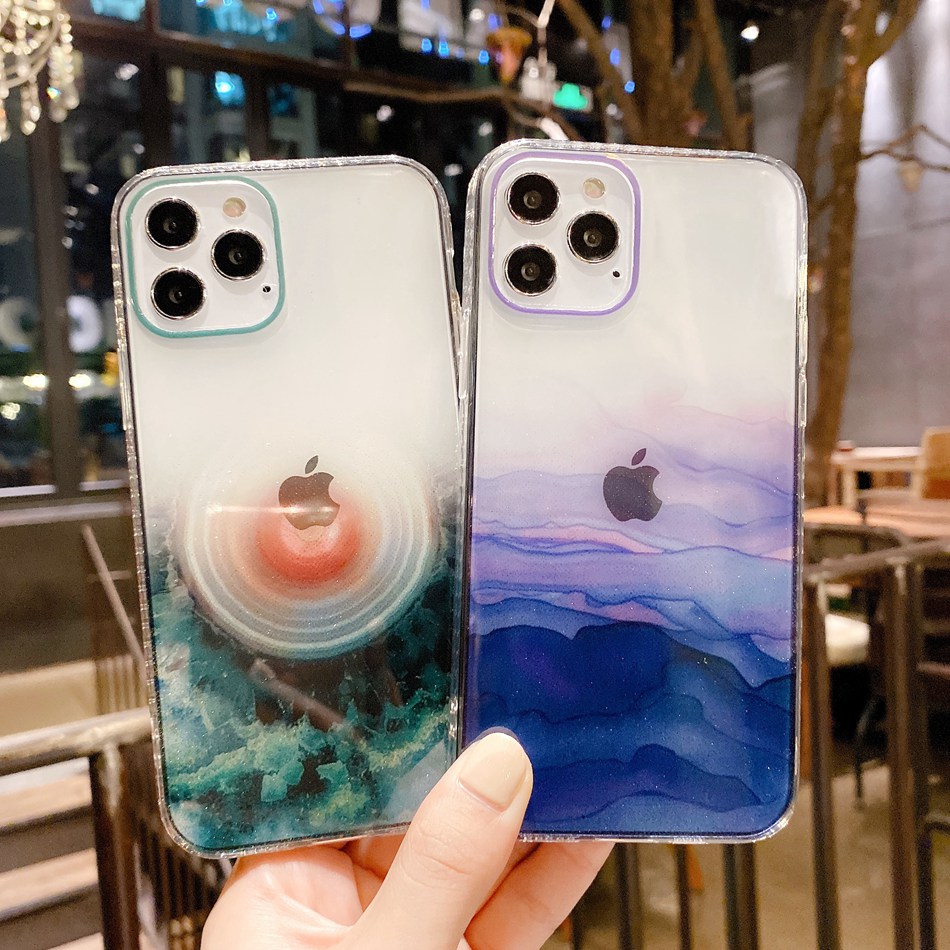 Ốp Điện Thoại Silicon Họa Tiết Hoa Cho Iphone 11 12 Pro Max Mini Se 2 2020 7 8 Plus X Xs Max Xr | BigBuy360 - bigbuy360.vn