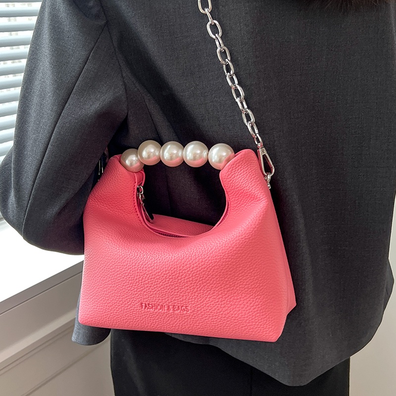 IELGY Túi Đeo Vai Có Dây Đeo Mắc Xích Ngọc Trai Nhiều Màu Sắc Tùy Chọn Cho Nữ