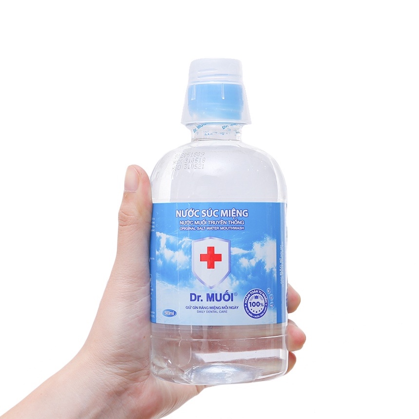 Nước súc miệng DR.Muối Vỏ chanh/ Truyền thống 1000ml