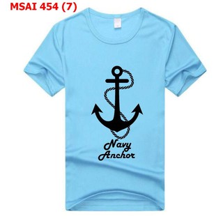 Áo thun nam Navy Anchor 454