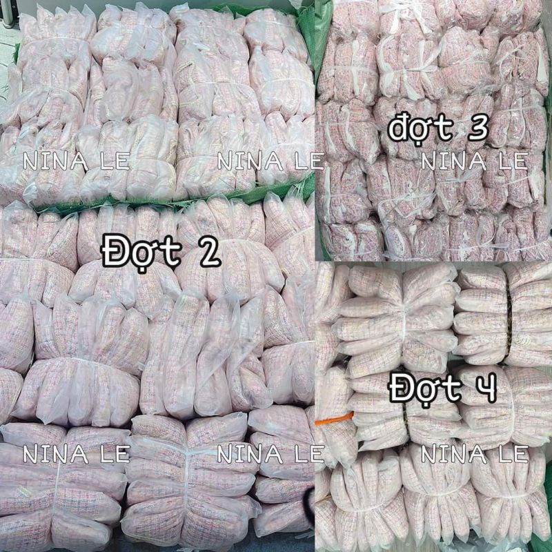 Set dạ tweed hồng 3 món