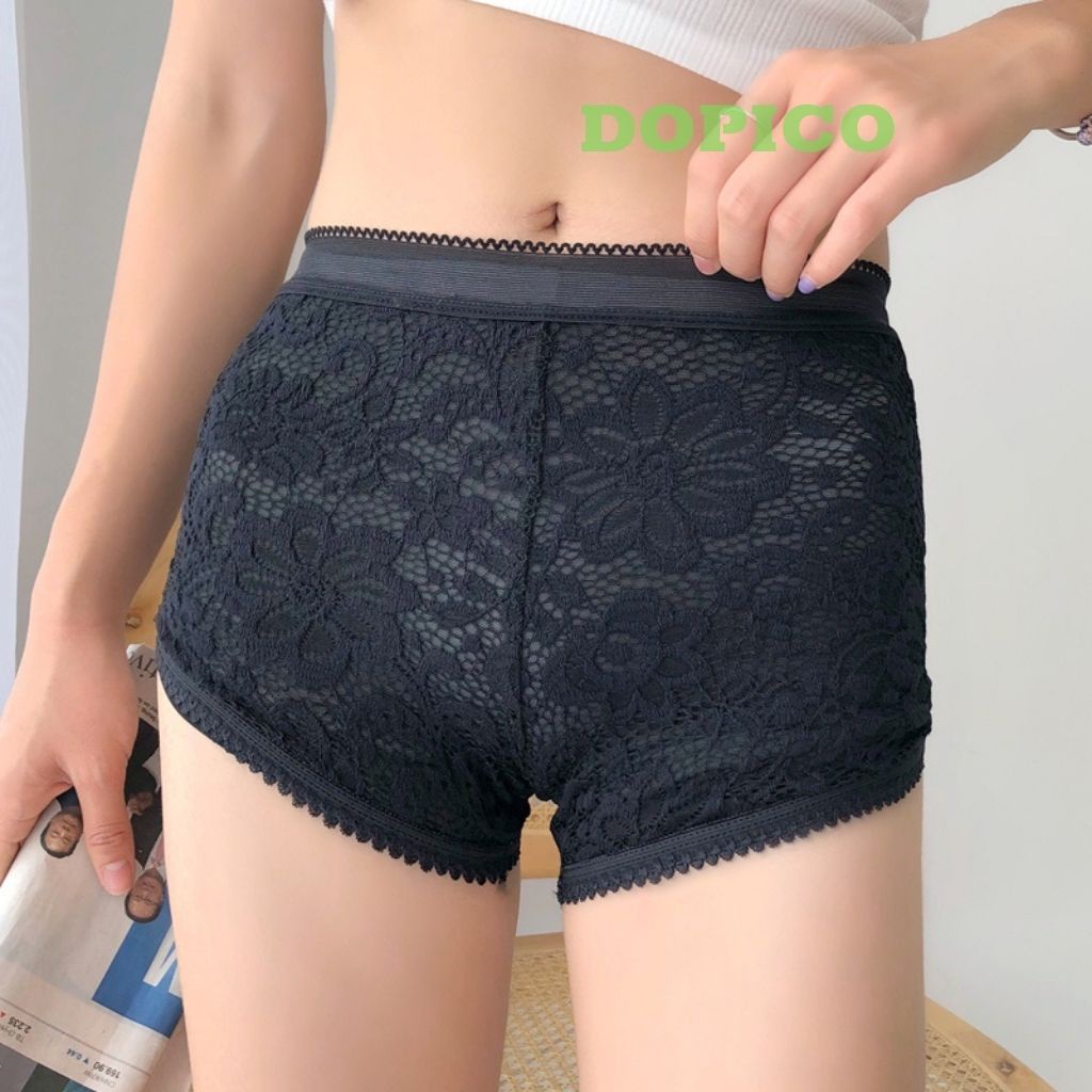 Quần mặc trong váy , quần lót mặc trong váy ren hoa gợi cảm DOPICO V019
