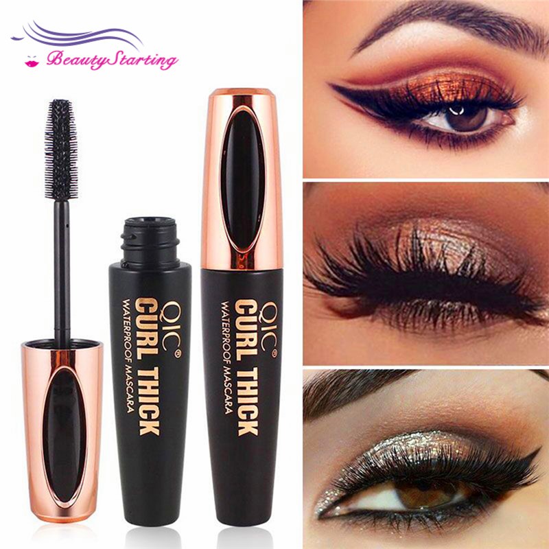 [Hàng mới về] Mascara chuốt mi sợi tơ 4D QIC chống thấm nước cao cấp