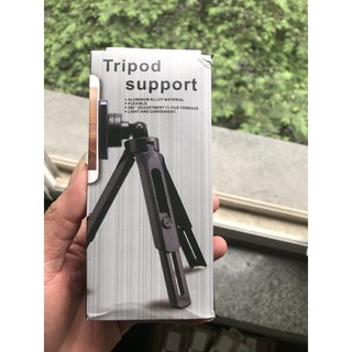 Chân kế kẹp điện thoại chụp ảnh mini 3 chân Tripod