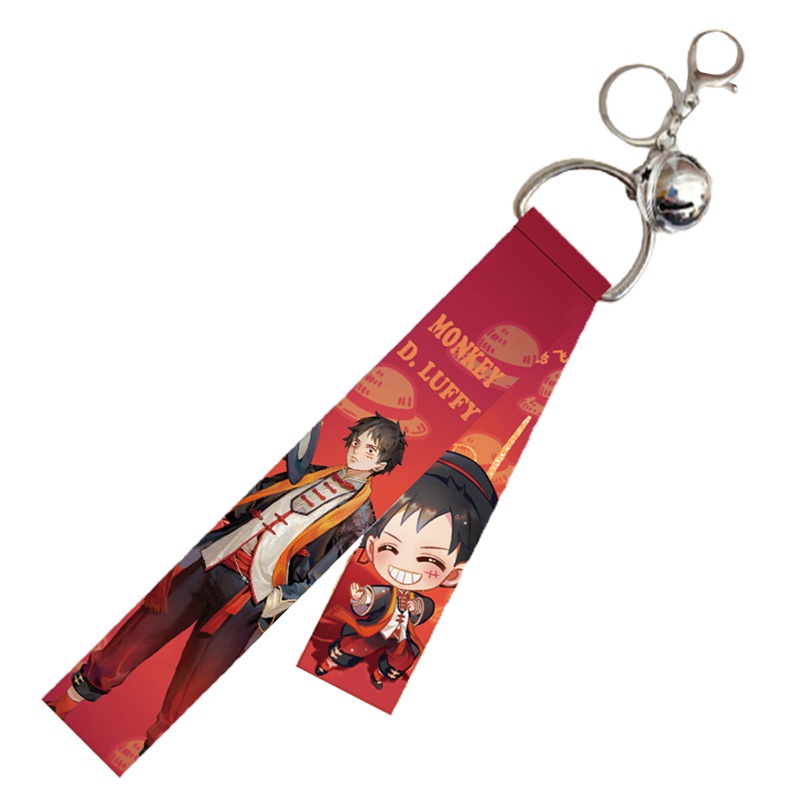 flowersqueen Móc khóa hình nhân vật Luffy trong phim hoạt hình One Piece