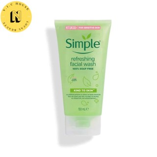 SỮA RỬA MẶT SIMPLE REFRESHING FACIAL WASH CHO DA DẦU-DA NHẠY CẢM