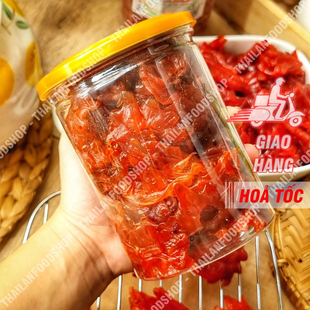 Mứt Hoa Hồng Đà Lạt (Mứt Hibiscus) Lon 300gr