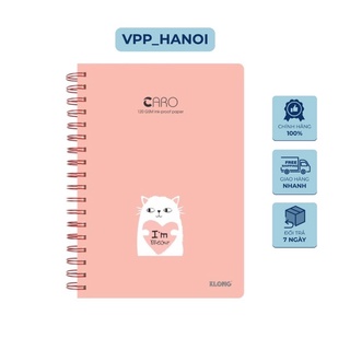 Hàng Chính Hãng Sổ caro Klong viết thư pháp calligraphy bulletjournal giấy dày xịn hàng chính hãng