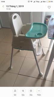 Ghế ăn dặm hanber full đệm