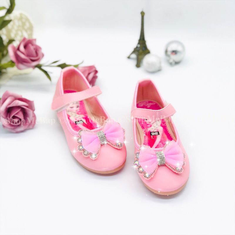 Giày búp bê lót elsa vô cùng dễ thương cho bé gái