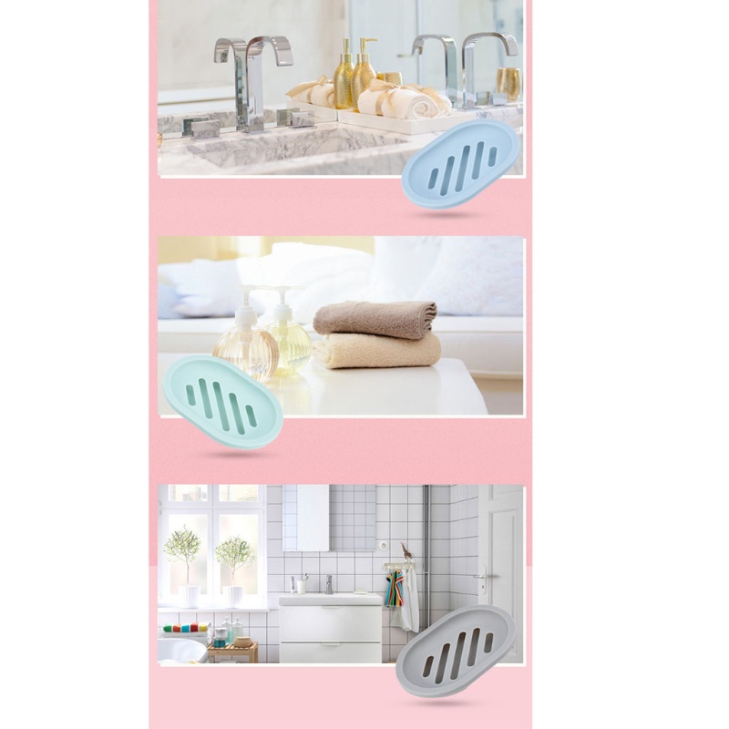 Giá Đỡ Xà Phòng Có Rãnh Thoát Nước Tiết Kiệm Không Gian Cho Phòng Tắm