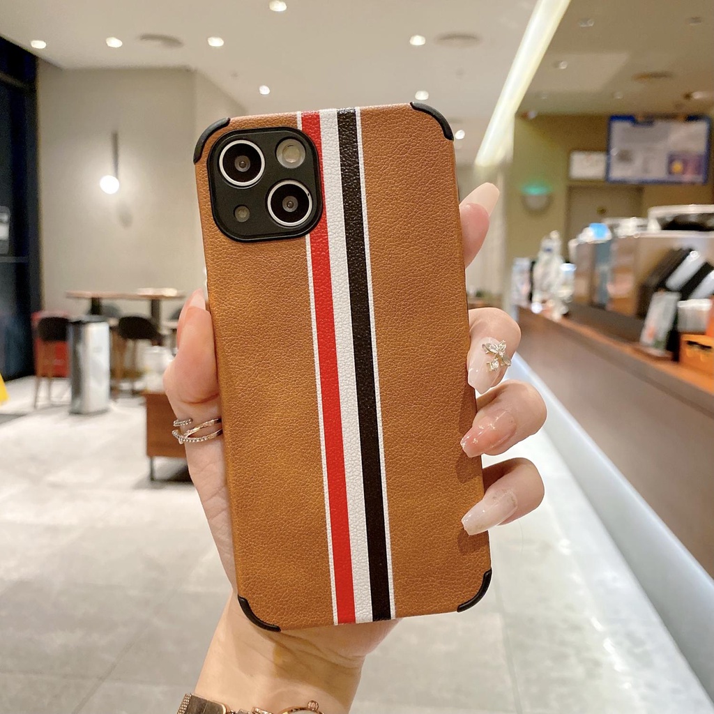 Cool Lambskin material Compatible for iphone 13 Pro Max 12Pro Max 11 11Pro Max Xs Max Xr 7P 8Plus 7 8 Tpu Shockproof Protectiv phone cover