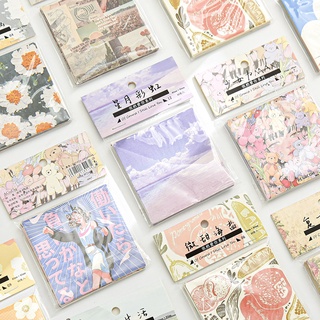 Giấy Note Nền Vintage, Màu Cơ Bản, Trang Trí Sổ Tay, Bullet Journal