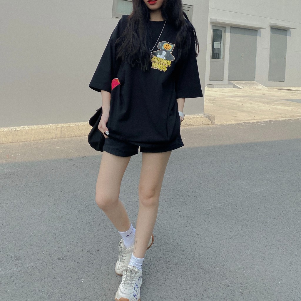 Áo thun tay lỡ unisex HOMIES in hình HORROR