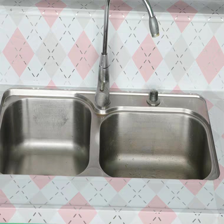 1 mét decal dán bếp tráng nhôm đường kẻ chéo khổ 60cm keo sẵn bóc dán
