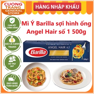 Mì Ý Barilla sợi hình ống Angel Hair số 1 500g