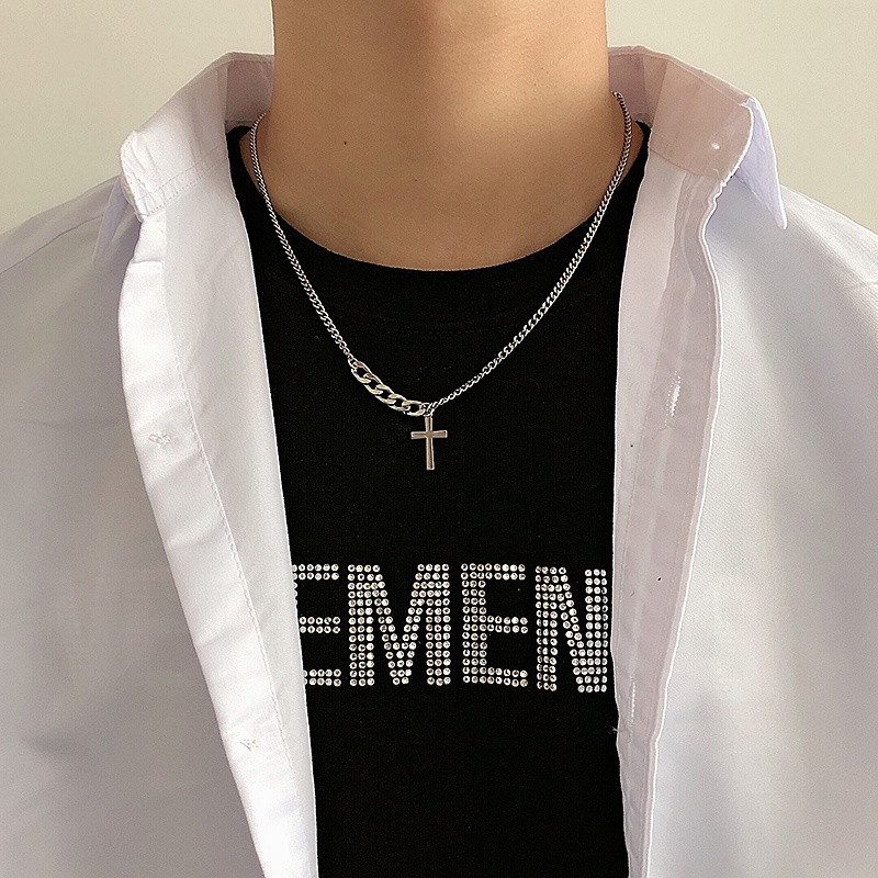 Dây Chuyền Thép Titan Nhiều Lớp 20 Kiểu Dáng Phong Cách Hip Hop Thời Trang Sành Điệu