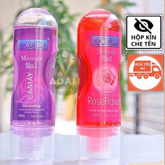 Gel Massage Bôi Trơn Cokelife Hương Camay Rose Flavor 100ml