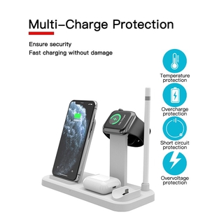 Đế Sạc Không Dây Đa Năng Cho Iphone Samsung Android Apple Watch