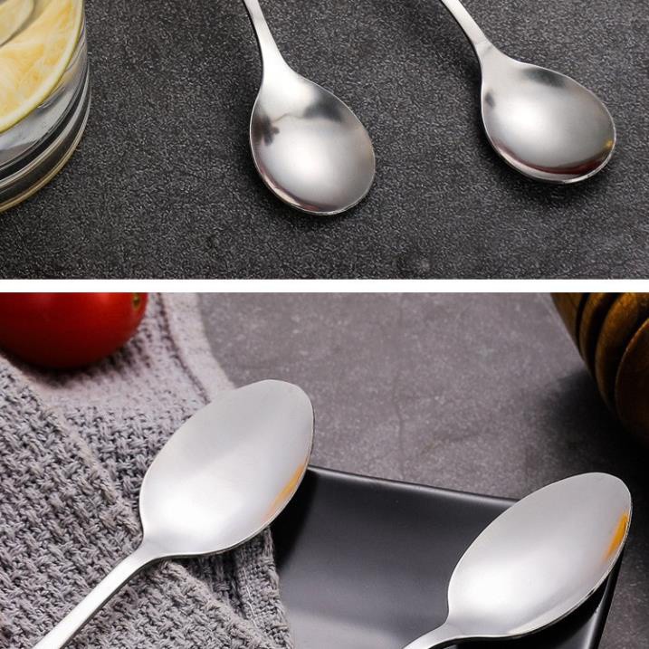 Thìa Inox Cán Dài / Muỗng Pha Cafe, Sinh Tố Phong Cách Hàn Quốc Tiện Dụng 88279 Shop Giao Hàng Nhanh