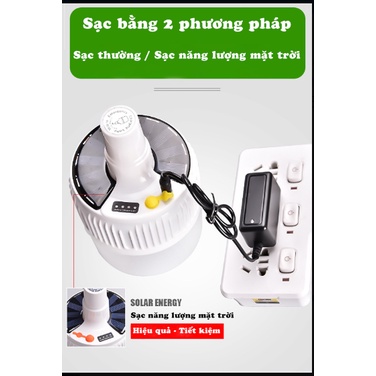 Đèn Năng lượng Mặt trời đèn Led tích điện 100w có điều khiển từ xa-V50 - tiếp kiệm chi phí và tiện lợi