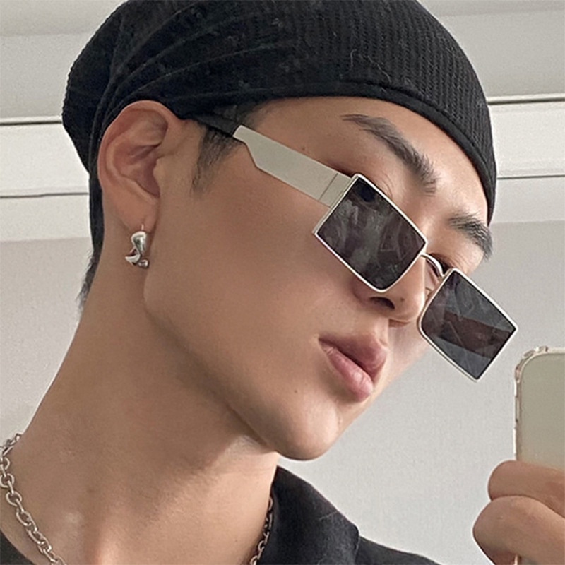 Kính mát gọng kim loại phong cách Âu Mỹ cổ điển 2021 thời trang