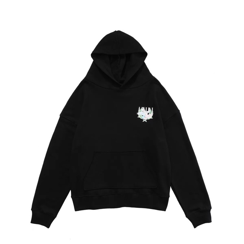Áo nỉ mũ Amiri parrot hoodie ss21