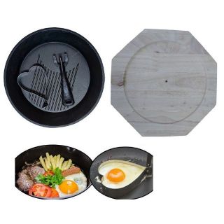 Chảo bbq gang cd nướng oppla cơm trộn