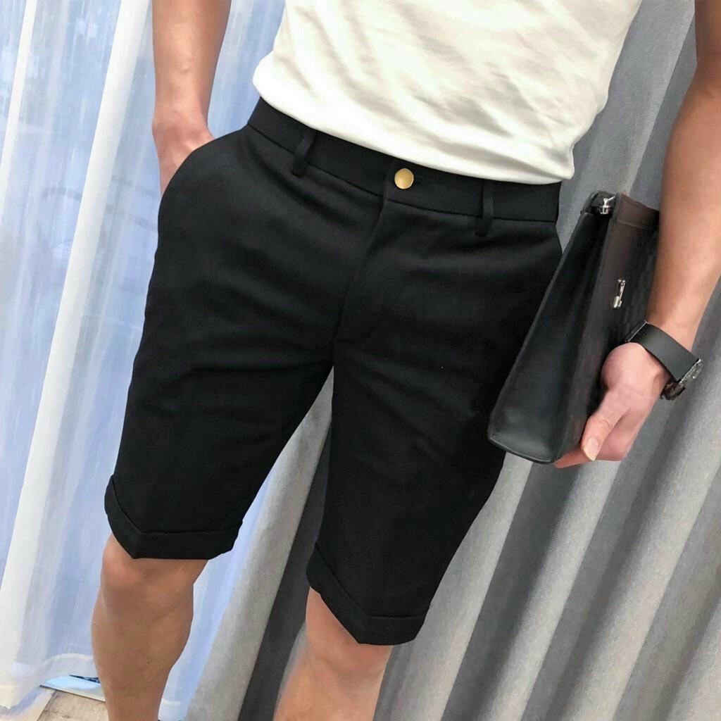 Quần Short Kaki Nam Cạp Dày Dặn Mềm Mịn Co Giãn Phong Cách Trẻ Trung Năng Động - QA06