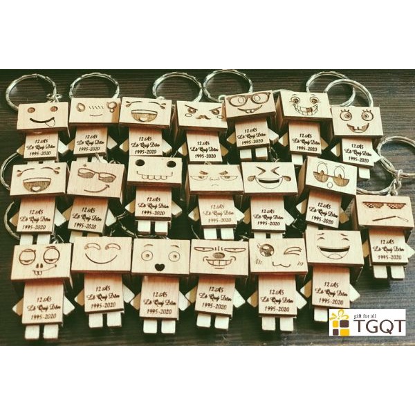 Móc Khóa Chipi Khắc Chữ Theo Yêu Cầu - Quà Tặng Cực Cute