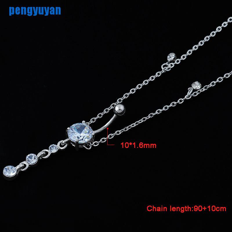 Vn (Hàng Mới Về) Khuyên Rốn Bằng Thép Y Tế Thời Trang