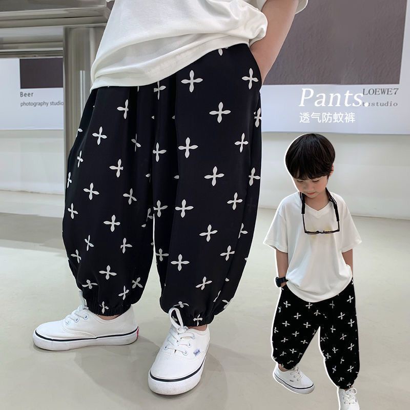 Quần Legging Chống Muỗi Dáng Rộng Thời Trang Mùa Hè Cho Bé Trai Và Gái
