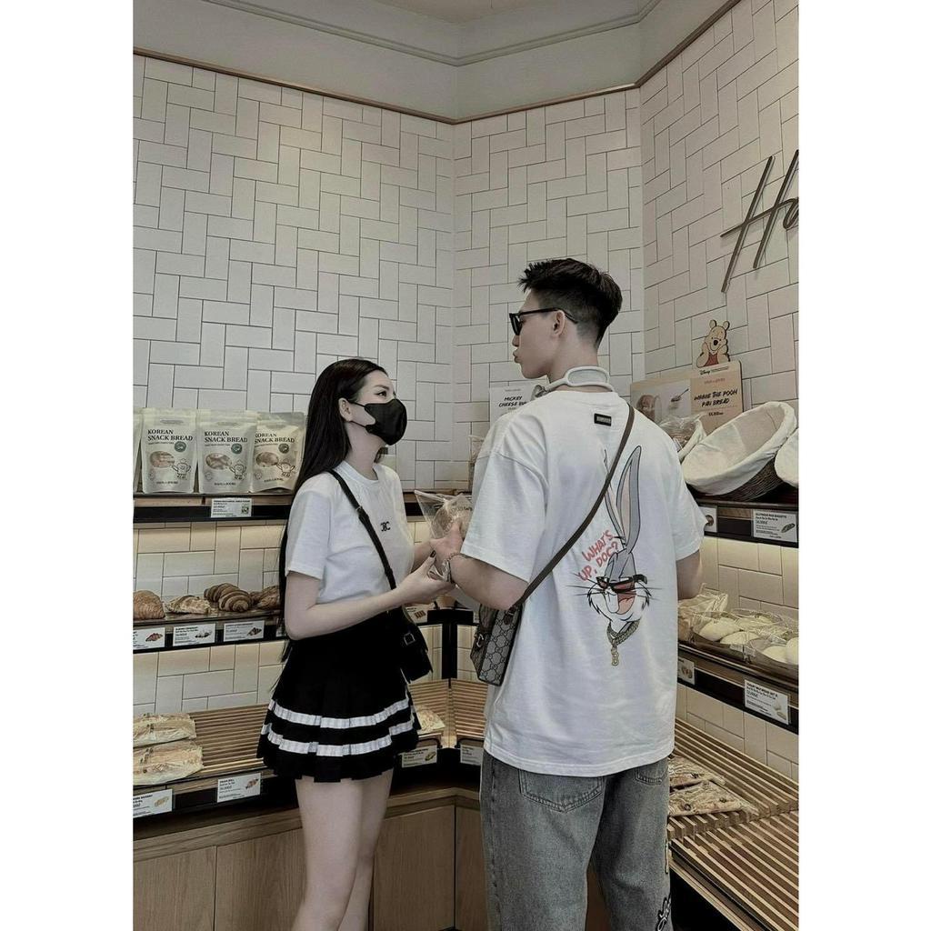 Áo thun gia đình thỏ 1900s thug life cho bé , áo phông trẻ em unisex form rộng , Kid_genz