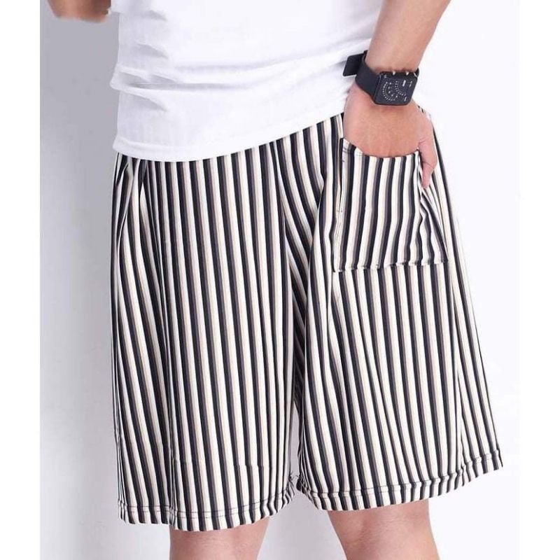 AP31 QUẦN ĐÙI NAM- QUẦN NGỦ MẶC NHÀ NAM KẺ SỌC THOÁNG MÁT THẤM HÚT MỒ HÔI SIZE 45 ĐẾN 85KG