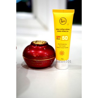 (KÈM QUÀ TẶNG) COMBO KEM FACE 5 IN 1 VÀ KEM CHỐNG NẮNG MY MIU