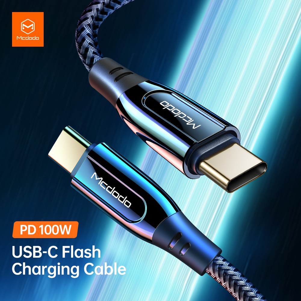 Mcdodo USB C To Type C Charging Cable 5A 100W QC 4.0 Quick Charge Cable