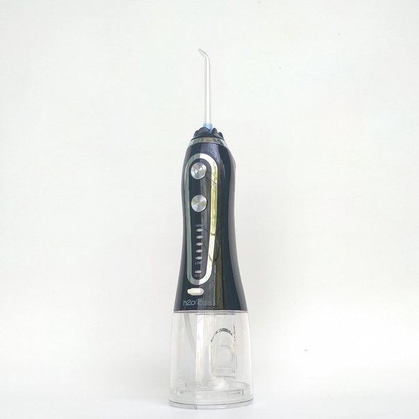 Máy tăm nước h2ofloss HF- 6P phiên bản BLACK, máy tăm nước cầm tay du lịch