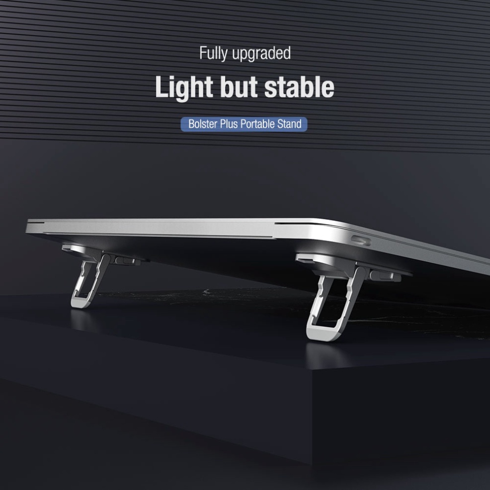Giá đỡ laptop NILLKIN sức mạnh tăng cường bằng hợp kim nhôm nhỏ gọn phù hợp với kích thước 11.6'' - 17'' inch